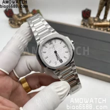 Patek Philippe Nautilus 34mm 7118/1A-010 3K Factory 1:1 Best Edition SS Case Watch Asian Clone Calibre 324