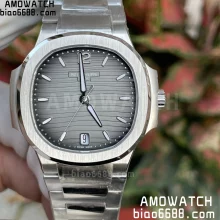 Patek Philippe Nautilus 34mm 7118/1A-011 3K Factory 1:1 Best Edition SS Case Watch Asian Clone Calibre 324 C2