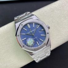 Audemars Piguet Royal Oak 15400ST 1:1 Best Edition Blue Textured Dial  SS Bracelet  A3120 Watch