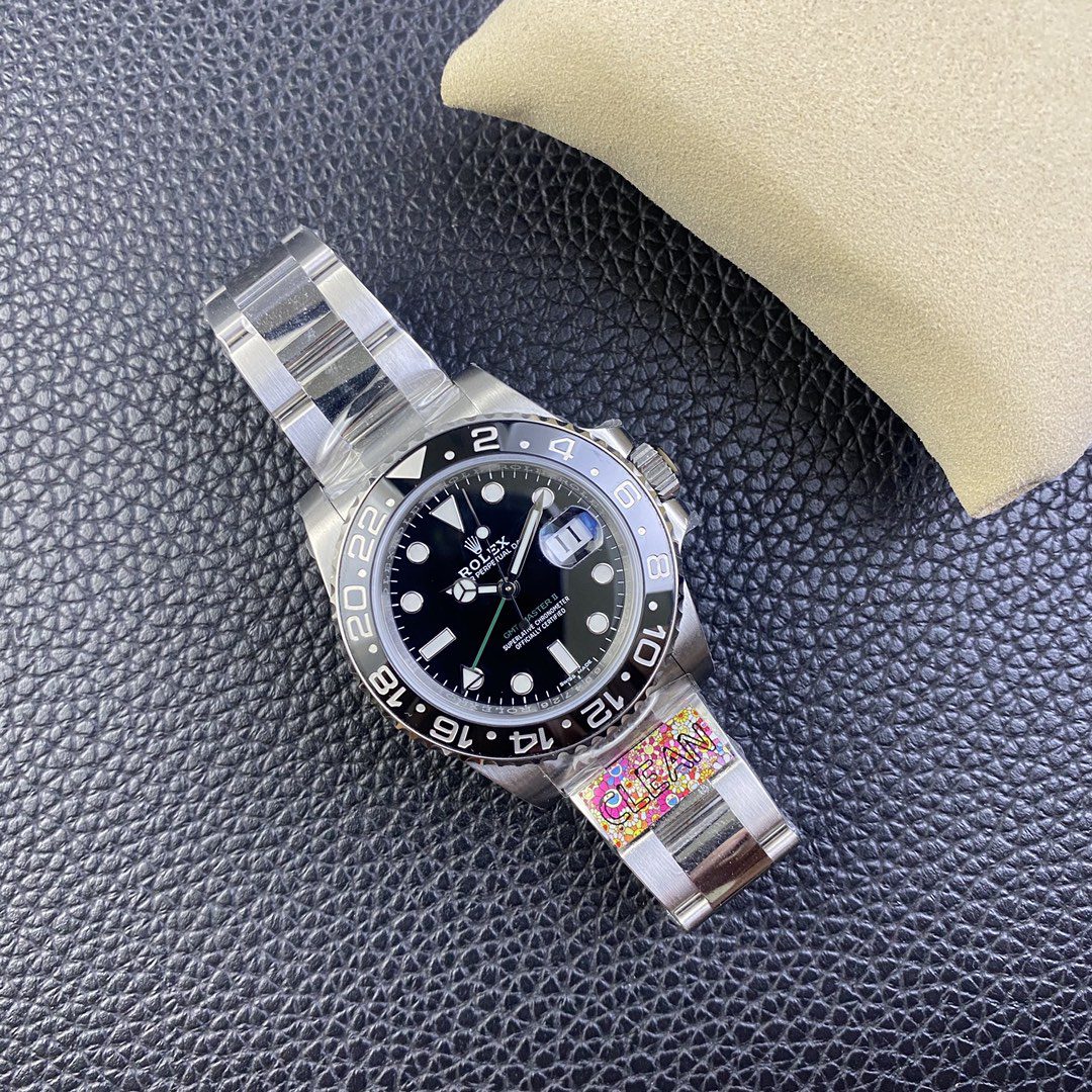 Rolex GMT Master II 40mm 116710LN-78200 Clean Factory 1:1 Best Edition 904L SS Case Watch A3186 Green Hands