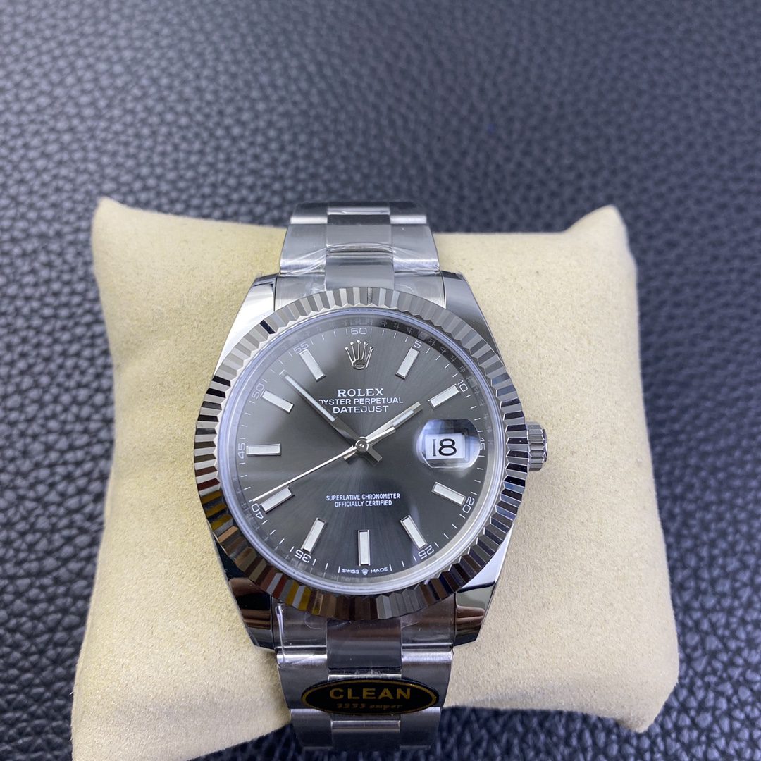 Rolex Datejust 41mm 126334-0013 Clean Factory 1: 1 Best Edition 904L SS Case Watch A3235