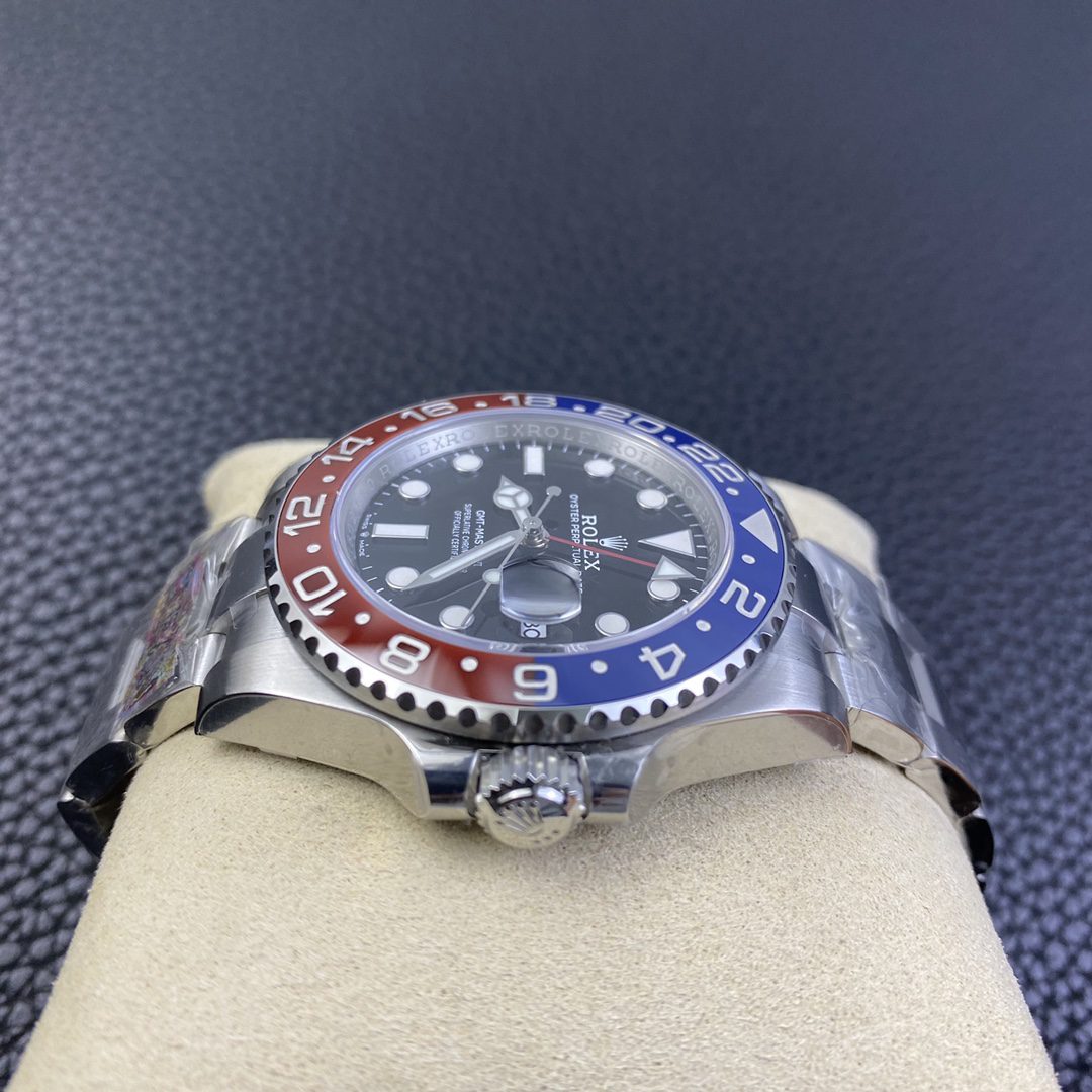 Rolex GMT Master II 40mm 126710BLOR Clean Factory 1:1 Best Edition 904L SS Case Watch A3285 Green Hands
