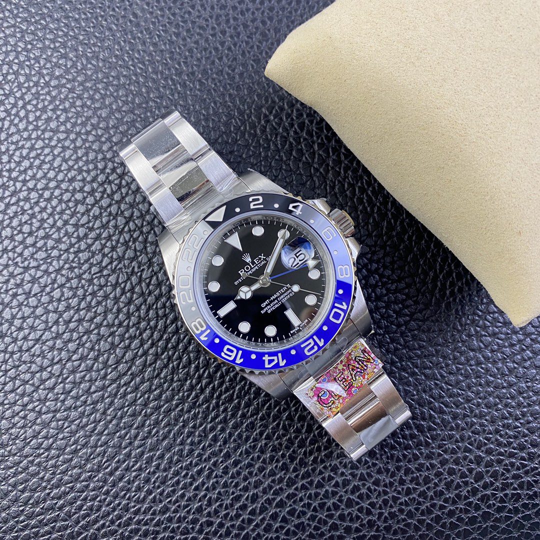 Rolex GMT Master II 40mm 126710BLNR-0003 Clean Factory 1:1 Best Edition 904L SS Case Watch A3285 Green Hands