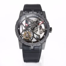 Roger Dubuis EXCALIBUR 42mm DBEX0577 BBR Factory 1:1 Best Edition Carbon Fiber Tourbillon Watch