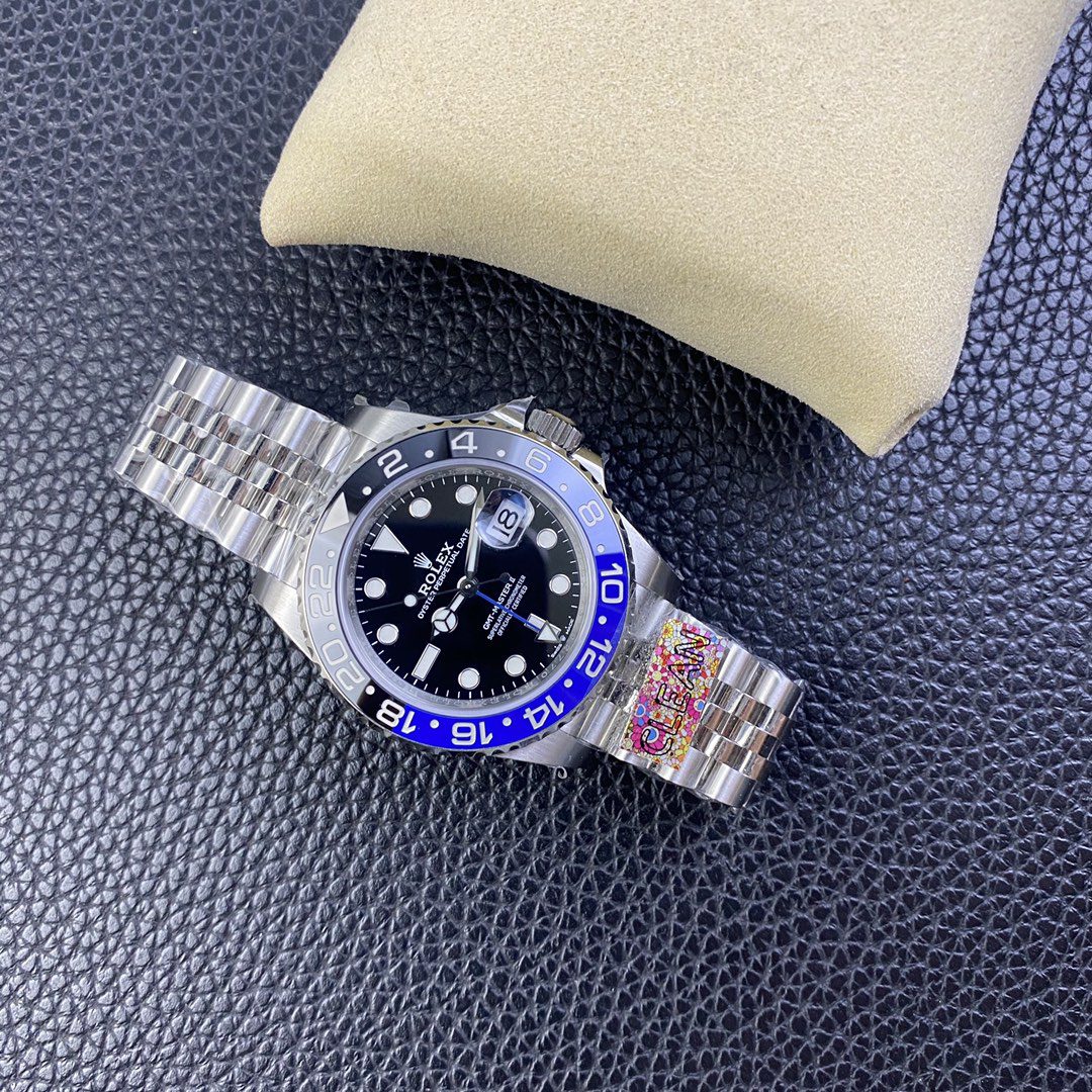 Rolex GMT Master II 40mm 126710BLNR-0002 Clean Factory 1:1 Best Edition 904L SS Case Watch A3285 Green Hands