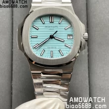 Patek Philippe Nautilus Tiffany 40mm 5711/1A-018 3K Factory 1:1 Best Edition SS Case Watch Asian Clone Calibre 324