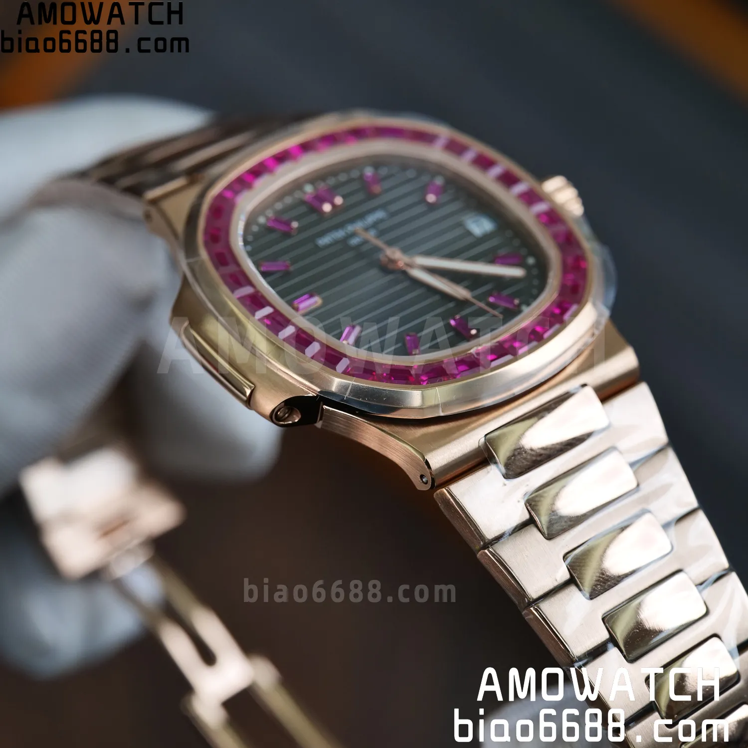 Patek Philippe Nautilus 5711 GR Factory 1:1 Best Edition Watch Asian Clone Calibre 324 65 06fe8b5e34ff2f3 AMO Watch