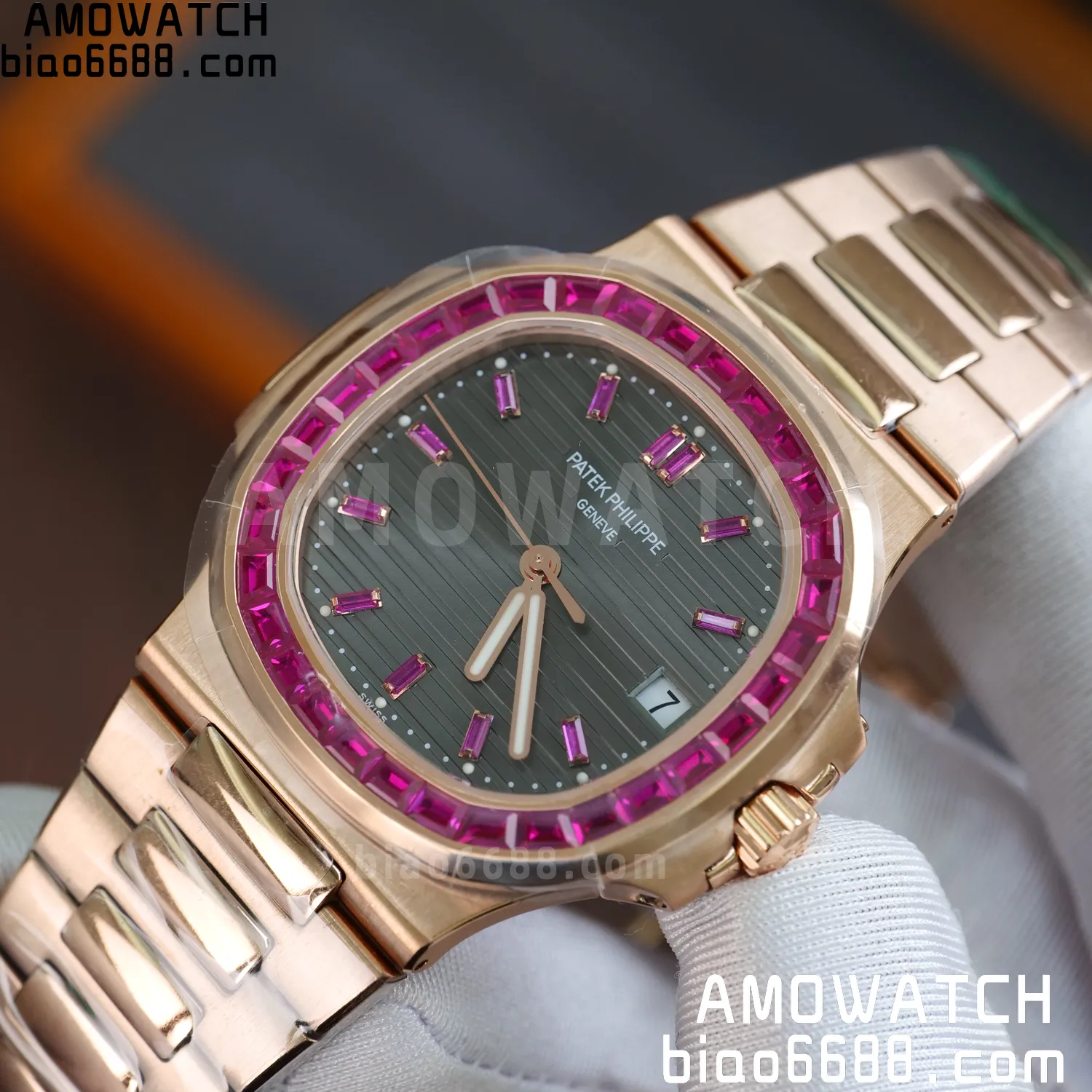 Patek Philippe Nautilus 5711 GR Factory 1:1 Best Edition Watch Asian Clone Calibre 324 69 30aabeedbc011ed AMO Watch