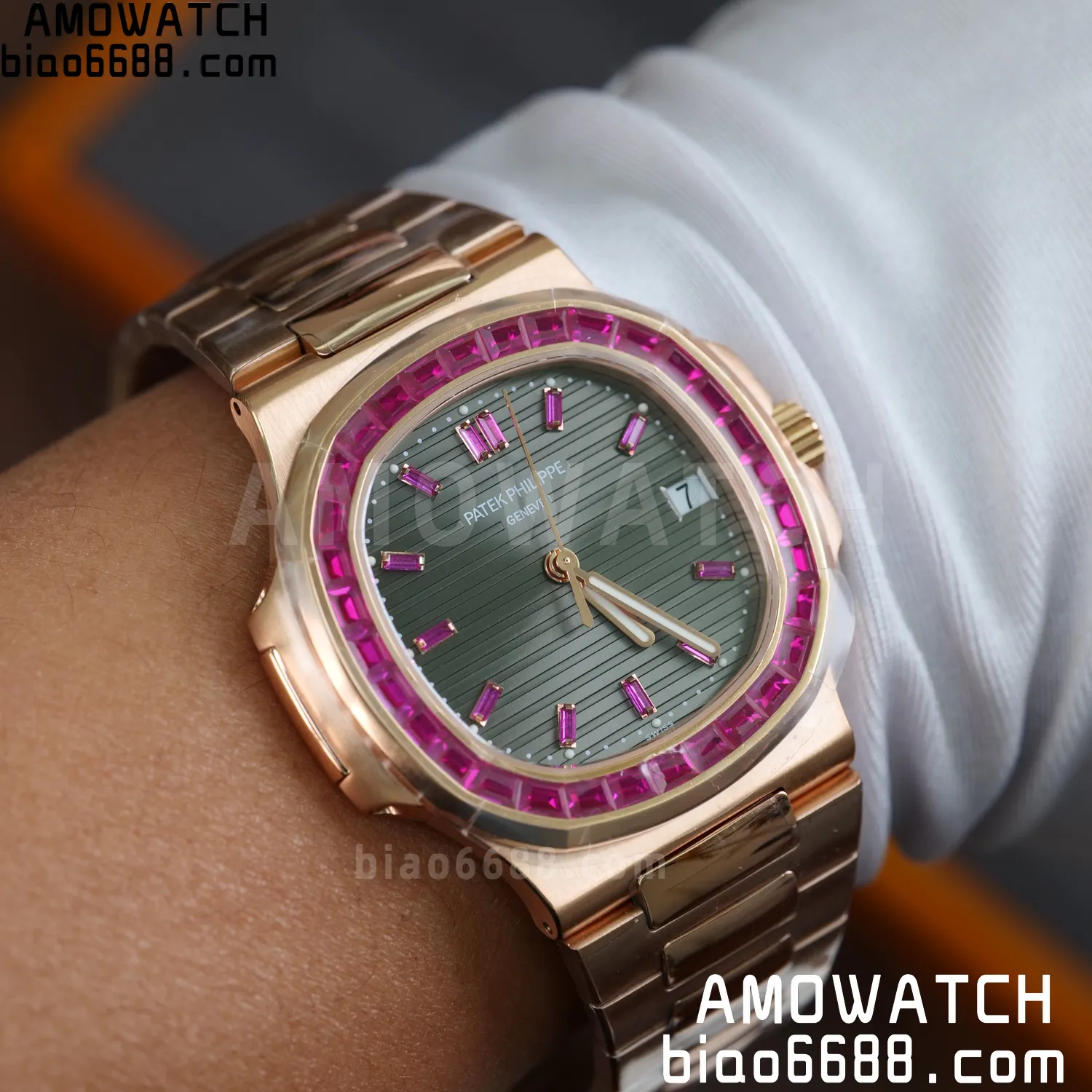 Patek Philippe Nautilus 5711 GR Factory 1:1 Best Edition Watch Asian Clone Calibre 324 78 55841b547cfcfe1 AMO Watch