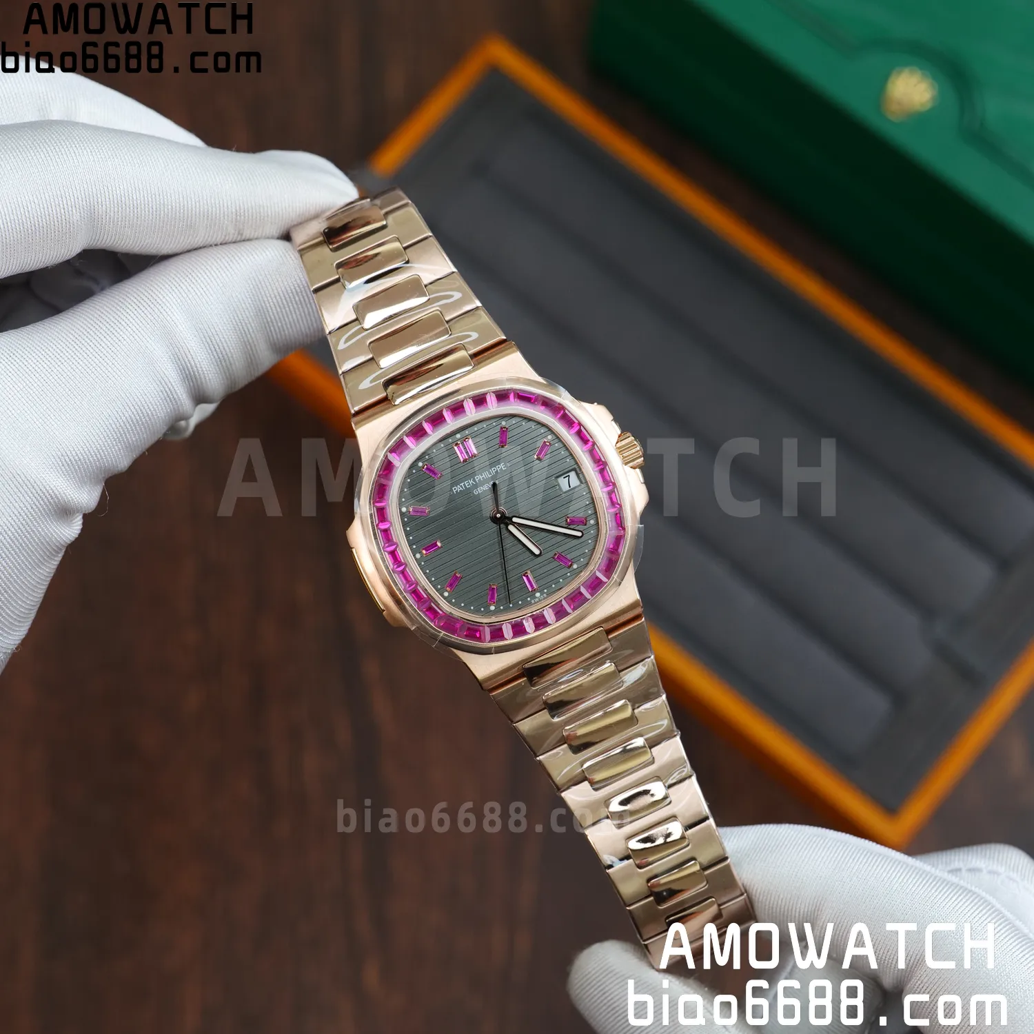 Patek Philippe Nautilus 5711 GR Factory 1:1 Best Edition Watch Asian Clone Calibre 324 56 9aebcbc9e85c7a5 AMO Watch