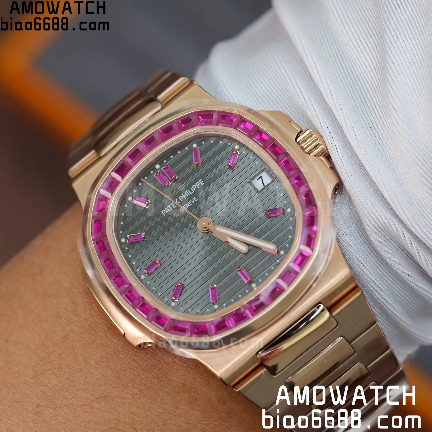 Patek Philippe Nautilus 5711 GR Factory 1:1 Best Edition Watch Asian Clone Calibre 324 77 a88ec0a25e96009 AMO Watch