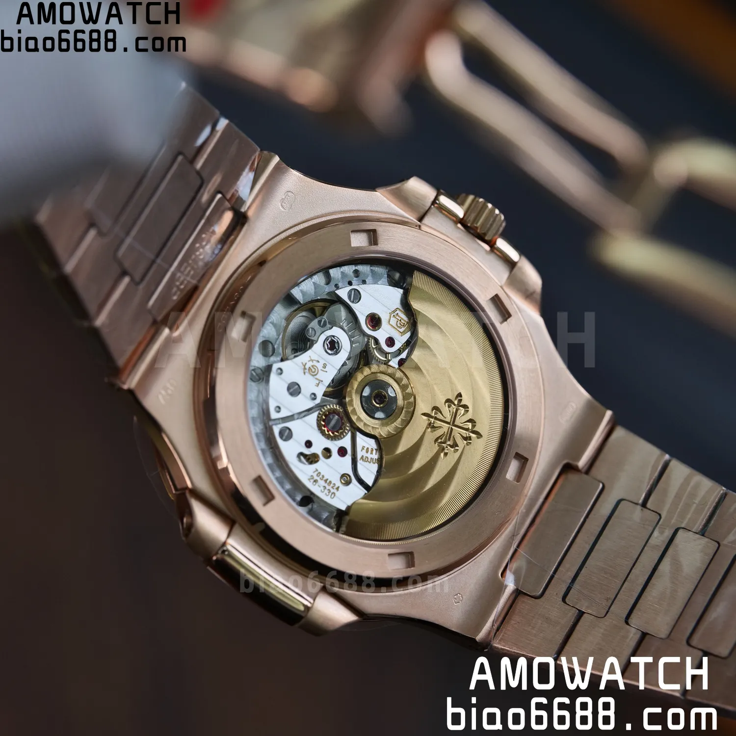 Patek Philippe Nautilus 5711 GR Factory 1:1 Best Edition Watch Asian Clone Calibre 324 75 da4206a5ea418b7 AMO Watch