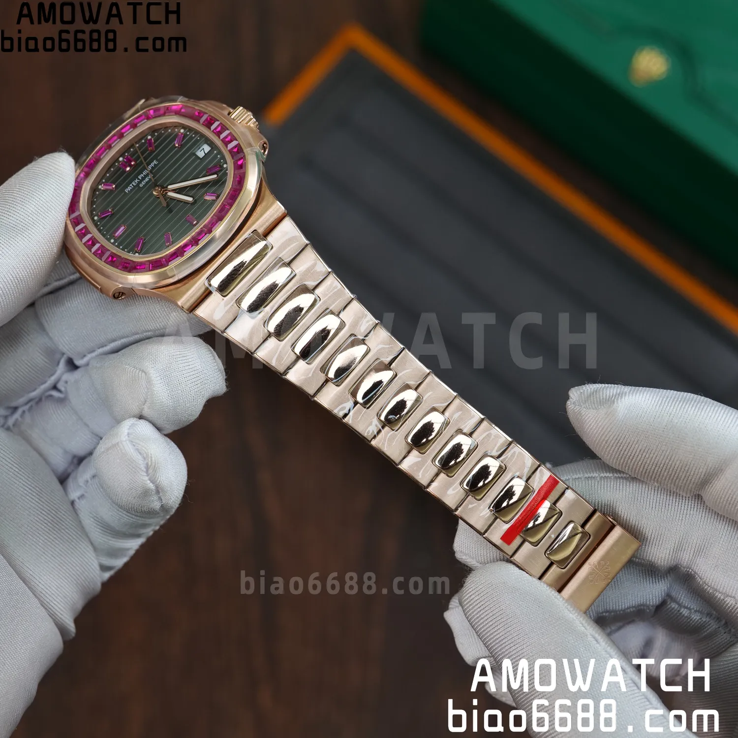 Patek Philippe Nautilus 5711 GR Factory 1:1 Best Edition Watch Asian Clone Calibre 324 61 db5ac4ebd8fbfcb AMO Watch