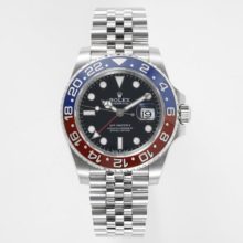 Rolex GMT Master II 40mm 126710BLRO-0001 GSF 1:1 Best Edition 904L SS Case Red-Blue Ceramic Bezel Watch A3285 V4