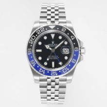 Rolex GMT Master II 40mm 126710BLNR-0002 GSF 1:1 Best Edition 904L SS Case Black-Blue Ceramic Bezel Watch A3285 V4