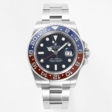 Rolex GMT Master II 40mm 126719BLRO-0003 GSF 1:1 Best Edition 904L SS Case Red-Blue Ceramic Bezel Watch A3285 V4