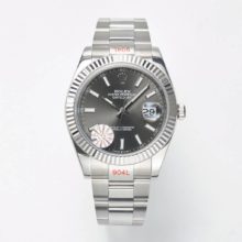 Rolex  DateJust 41 126334 WF 1:1 Best Edition 904L Steel Gray Dial on SS strap SA3235