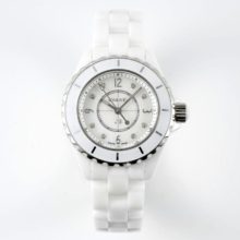 CHANEL J12 H2422 33mm East Factory 1:1 Best Edition White Korea Ceramic White Dial on Bracelet Swiss Quartz