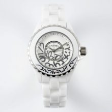 CHANEL J12 H5239 33mm East Factory 1:1 Best Edition White Korea Ceramic White Dial on Bracelet Swiss Quartz