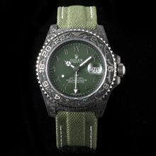 【DIW改装款背透】Rolex劳力士格林尼治型II系列碳纤维表壳腕表