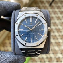 Audemars Piguet Royal Oak 15400ST 1:1 Best Edition Blue Textured Dial  SS Bracelet  A3120 Watch V3