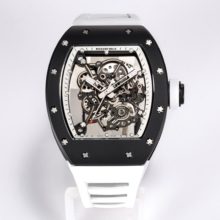 BBR厂 【V2】 RICHARD MILLE理查德米勒（理查德米尔）RM055 RM-055 黑色陶瓷表壳橡胶表带腕表