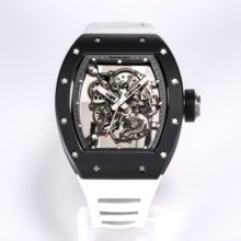 BBR厂 【V2】 RICHARD MILLE理查德米勒（理查德米尔）RM055 RM-055 黑色陶瓷表壳橡胶表带腕表