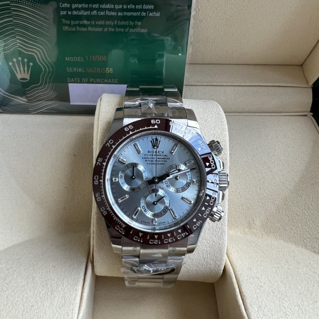 ROLEX Daytona 116506-0002 BT Factory 1:1 Best Edition Ice Blue Dial on ...