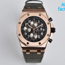 AP Royal Oak Offshore Diver 42mm 26470OR.OO.A125CR.01 APF 1:1 Best Edition Black Dial on Leather strap