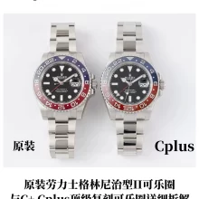 对比评测：C+厂 Cplus【3285机芯】Rolex劳力士格林尼治型II系列m126710blro-0002腕表(可乐圈)