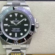 ROLEX Submariner 41mm 124060 No Date 904L Steel Clean Factory  1:1 Best Edition VR3230