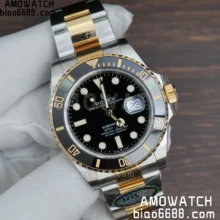 C厂 Clean厂  【41mm间金】Rolex劳力士潜航者型系列m126613ln-0002腕表 间黑蓝水鬼