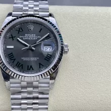 Rolex DateJust 36 SS 126234 VSF 1:1 Best Edition 904L Steel Gray Wimbledon Dial on Jubilee Bracelet VS3235