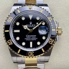 C厂 Clean厂  【41mm间金】Rolex劳力士潜航者型系列m126613ln-0002腕表 间黑蓝水鬼