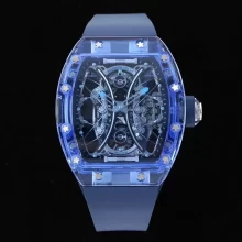 RM厂 RICHARD MILLE理查德米勒（理查德米尔）RM53-02 RM5302 蓝色表壳蓝色橡胶表带腕表