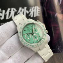 AET【改装款】Rolex劳力士宇宙计型迪通拿系列白色陶瓷表壳4130机芯