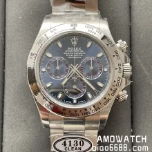 Rolex Daytona 116509 Clean 1:1 Best Edition Blue Stick Dial on SS Bracelet SA4130 V2