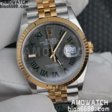 Rolex DateJust 36 126233 Clean Factory 1:1 Best Edition 904L Steel Roman Diamonds Dial