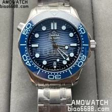 OMEGA Seamaster 300 SS VSF 1:1 Best Edition Gradient Blue Dial on SS Bracelet A8808