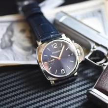 Panerai PAM1274 X SS VSF 1:1 Best Edition Blue Dial on Blue Leather Strap Asian P9000