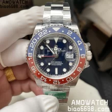 Rolex GMT-Master II 126719 BLRO Blue/Red Ceramic C+ Factory 1:1 Best Edition on Oyster Bracelet DD3285 CHS V3