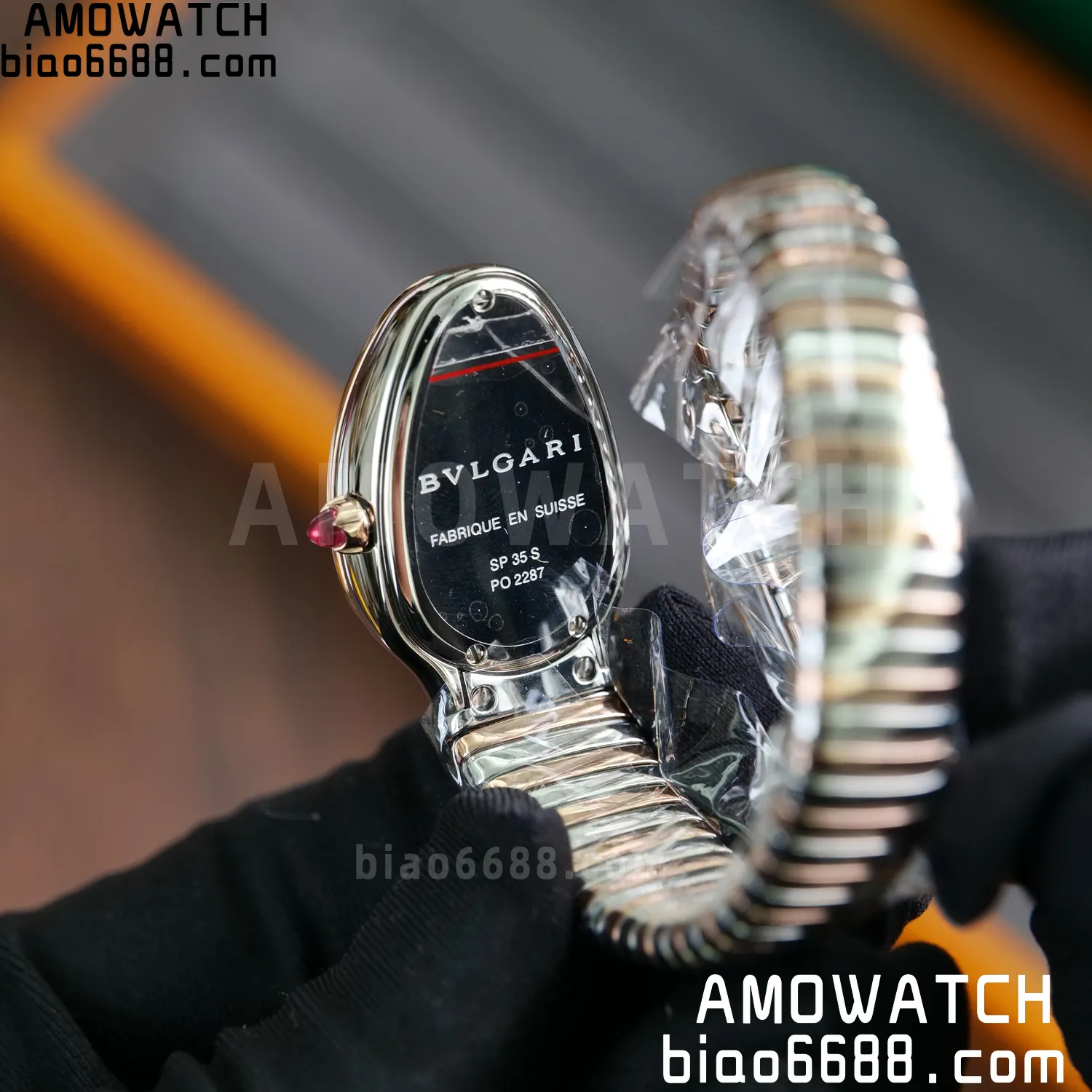 BVLGARI Serpenti Seduttori Watch 103708 SS.RG BVF 1:1 Best Edition White Dial on SS/YG Bracelet ETA Quartz 54 cda1d177972f0d5 AMO Watch