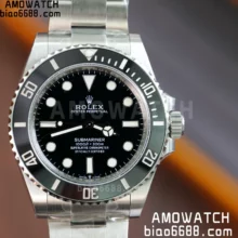 Rolex Submariner 41mm 124060 No Date Black Ceramic 904L Steel VSF 1:1 Best Edition VS3230