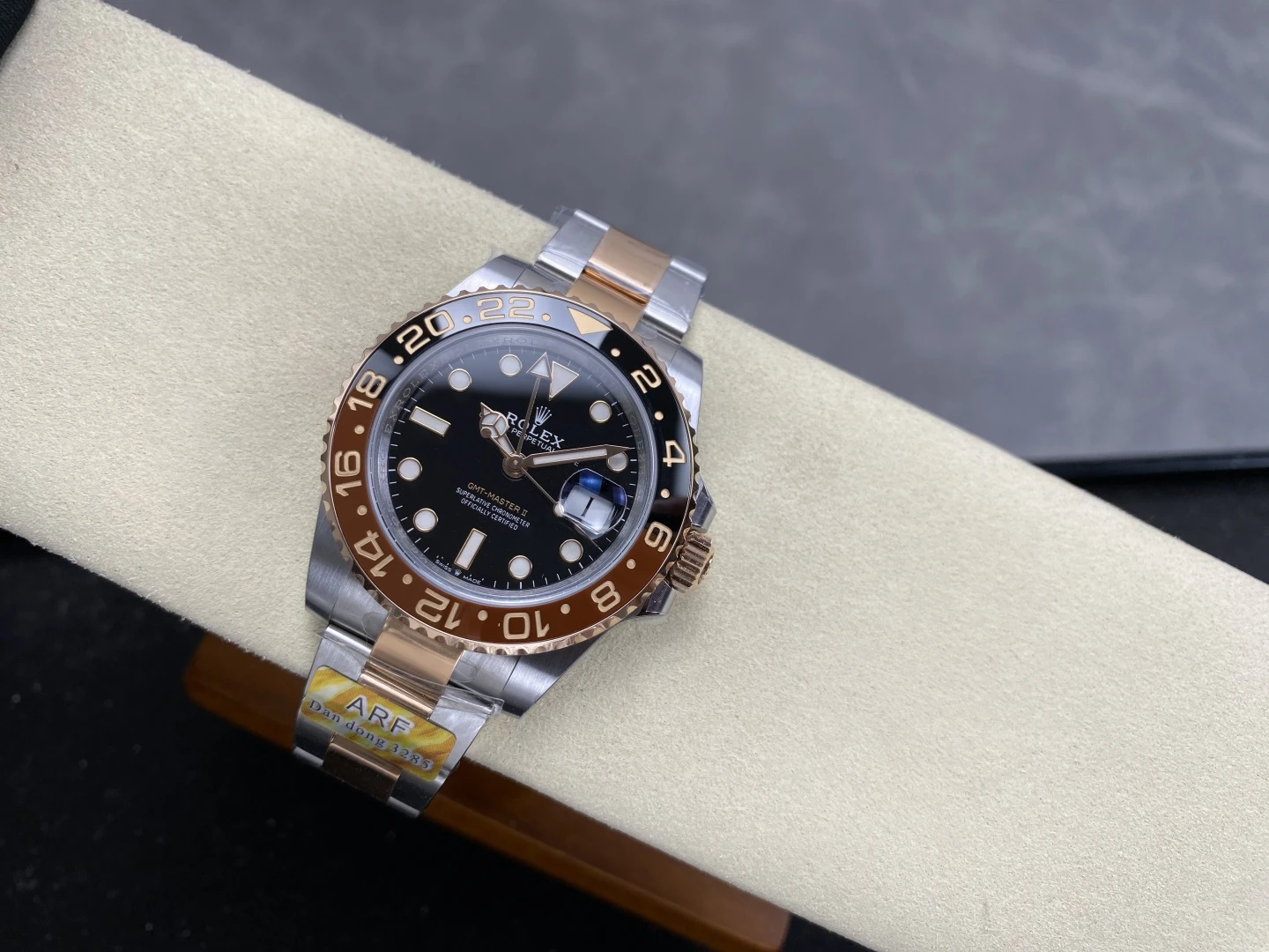 Rolex GMT-Master II 126711 CHNR Black/Brown Ceramic ARF Factory 1:1 Best Edition on SS/RG Bracelet DD3285 CHS(Gain Weight)V2 25 c7edfef98966556 AMO Watch