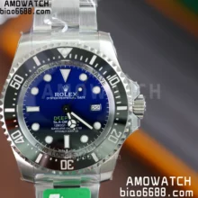 Rolex Sea-Dweller 126660 C+F 1:1 Best Edition Black/Blue Dial on SS Bracelet VR3235