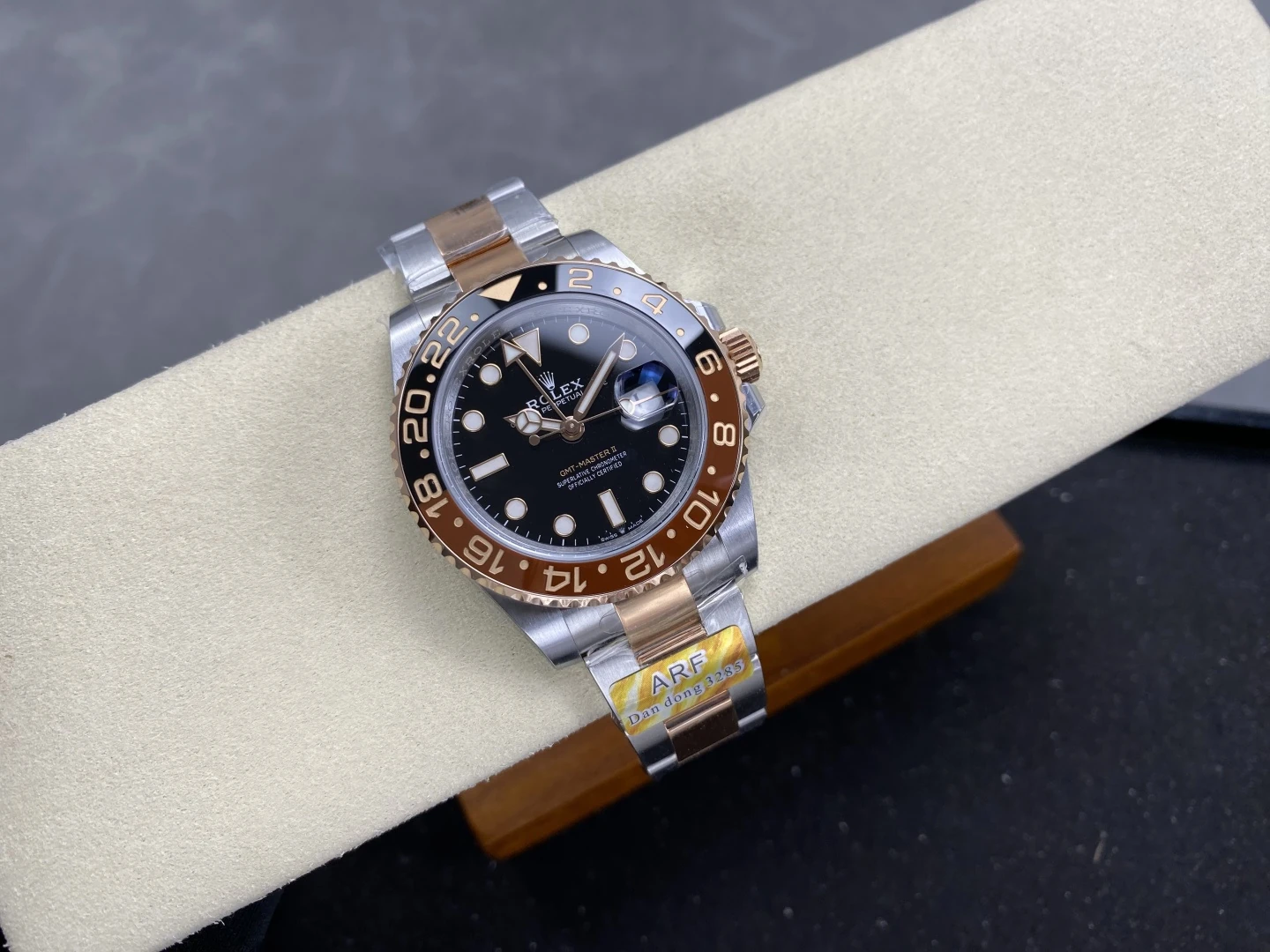 Rolex GMT-Master II 126711 CHNR Black/Brown Ceramic ARF Factory 1:1 Best Edition on SS/RG Bracelet DD3285 CHS(Gain Weight)V2 27 d94a0e3c82e180e AMO Watch