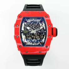 ZF厂 RICHARD MILLE理查德米勒（理查德米尔）RM35-02 RM3502 红色NTPT碳纤维表壳腕表