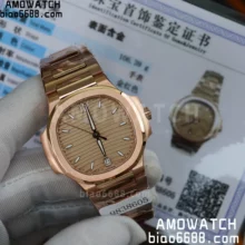 3KF factory Nautilus 7118 Modified content ：18K rose gold cladding
