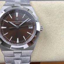 Vacheron Constantin Overseas 4500V/110A-B146 SS PPF 1:1 Best Edition Brown Dial on SS Bracelet A5100