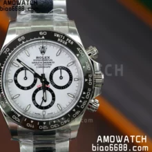 Rolex Daytona 126500 Panda EWE Factory 1:1 Best Edition 904L SS White Dial SH4131